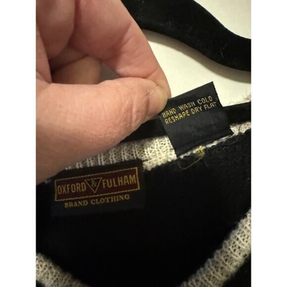Vintage Oxford Fullham Men's Sweater Size Large‎ 100% Wool - Picture 4 of 4